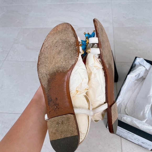 AUTHENTIC 90% NEW D&G SANDALS, size 7.5 - Picture 8 of 10